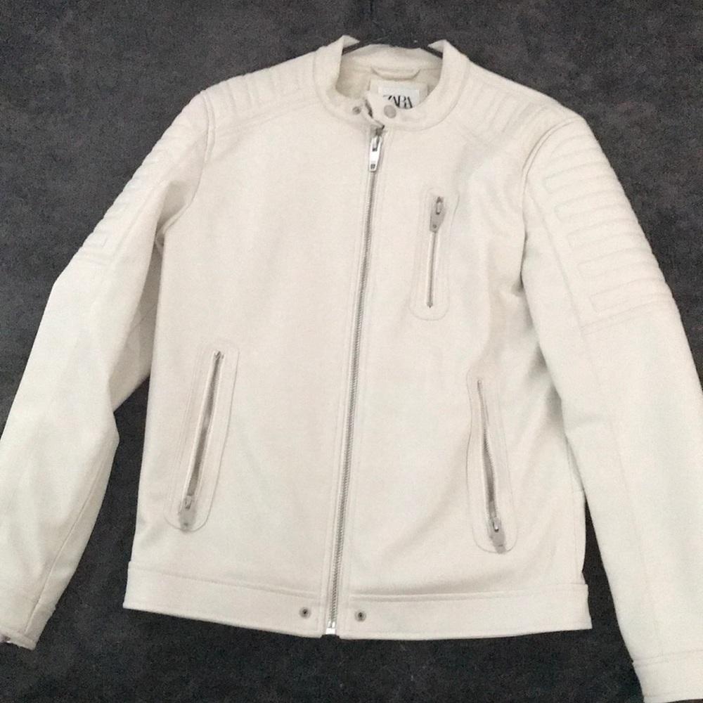 NWOT Zara Faux Leather Jacket Sz M